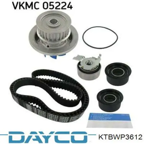 Comprar KTBWP3612 Dayco Kit de correa de distribución