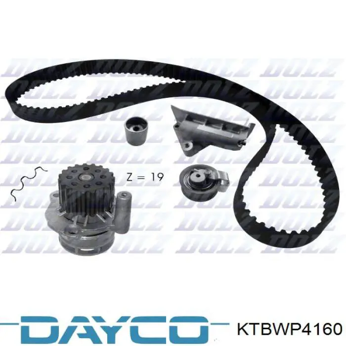 KTBWP4160 Dayco kit correa de distribución