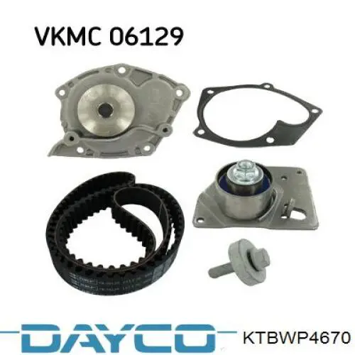 Juego de correas dentadas Dayco KTBWP4670 precio, desde 85,93 EUR