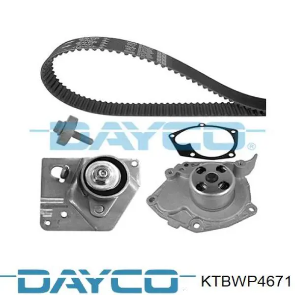 KTBWP4671 Dayco Kit correa de distribución