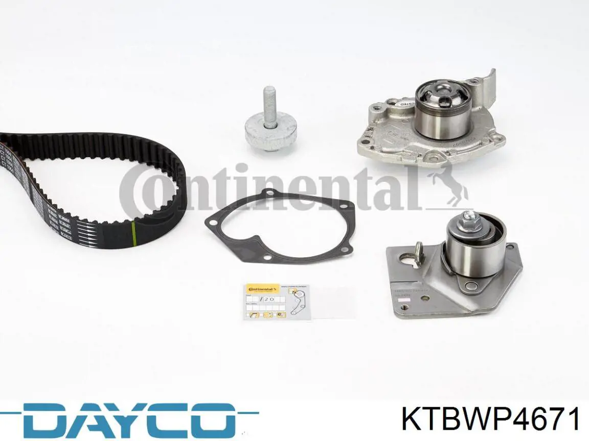 Juego de correas dentadas Dayco KTBWP4671 precio, desde 85,93 EUR