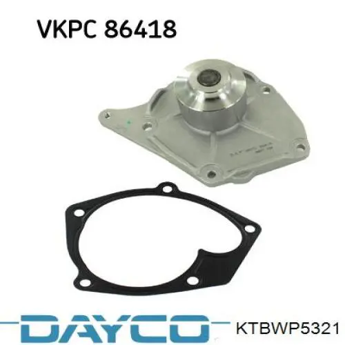 Kit de distribución KTBWP5321 Dayco