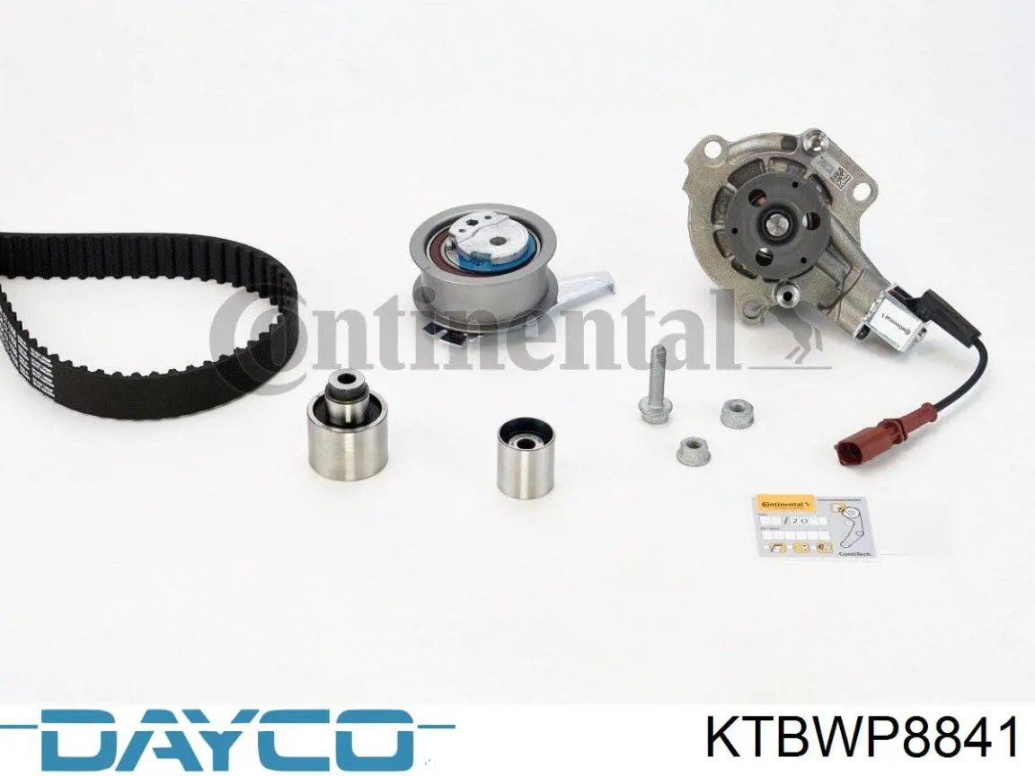 Juego de correas dentadas Dayco KTBWP8841 precio, desde 386,40 EUR