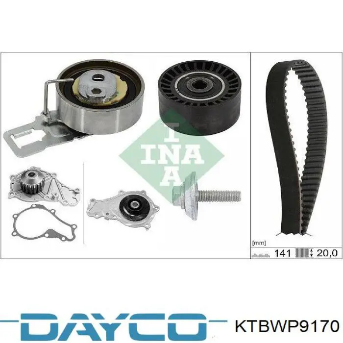 Juego de correas dentadas Dayco KTBWP9170 precio, desde 98,51 EUR