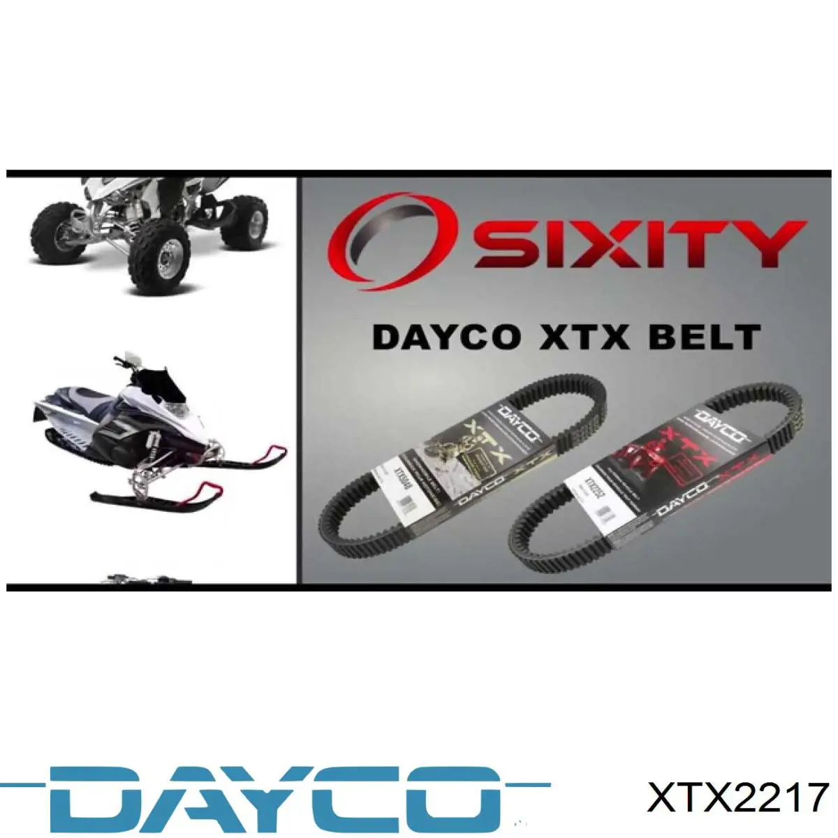 Correa de variador Dayco XTX2217 precio, desde 44,97 EUR