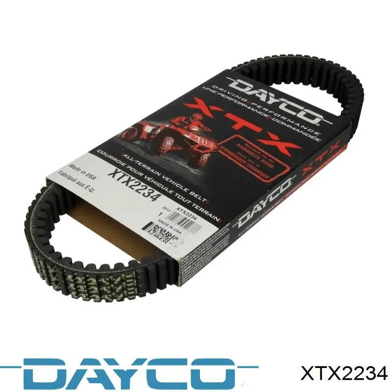 XTX2234 Dayco correa cvt