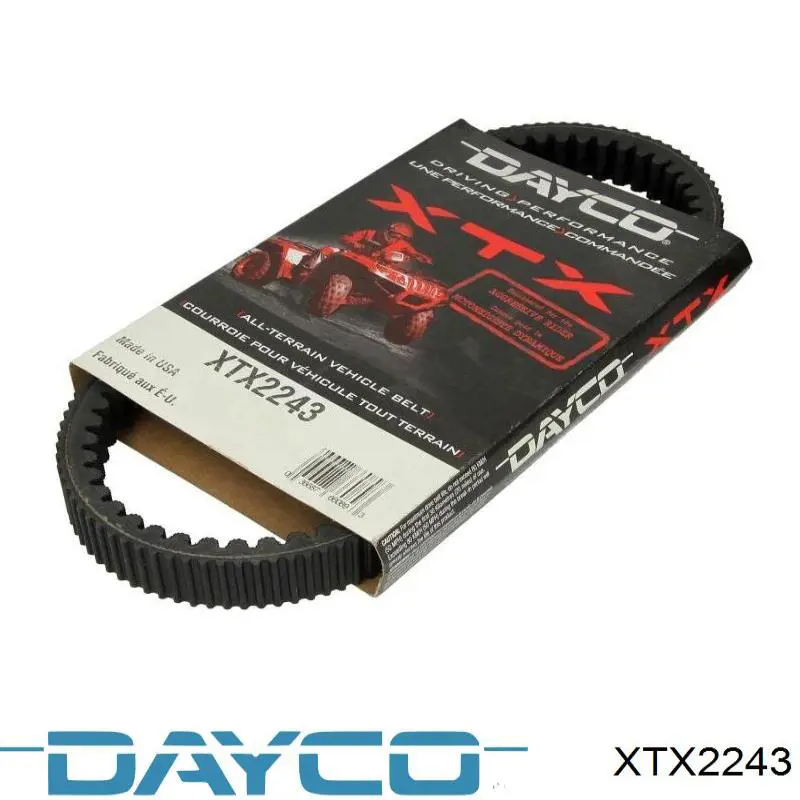 Correa de variador Dayco XTX2243 precio, desde 65,04 EUR