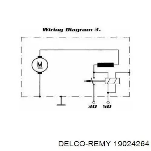 19024264 Delco Remy motor de arranque