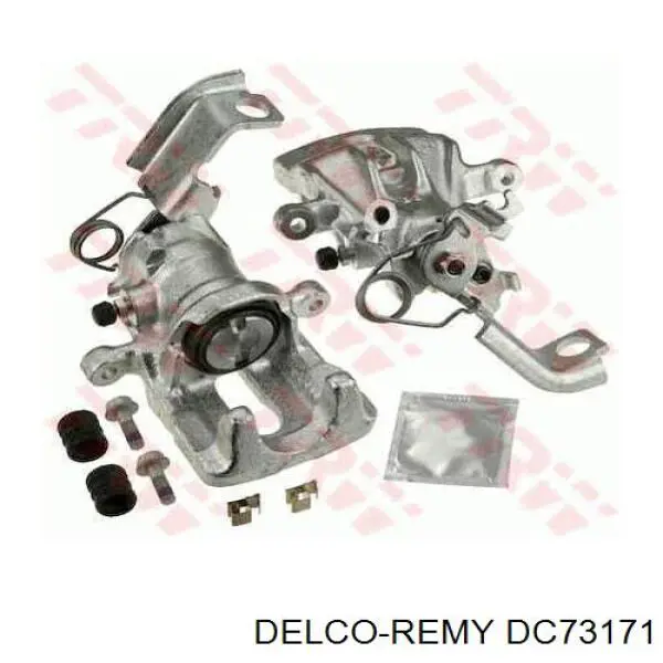 DC73171 Delco Remy pinza de freno trasero derecho