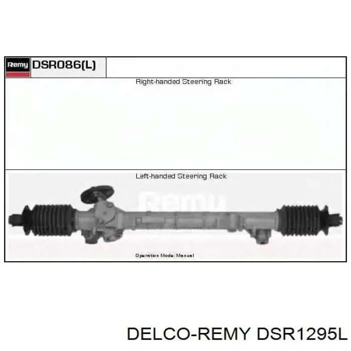 DSR1295L Delco Remy cremallera de dirección