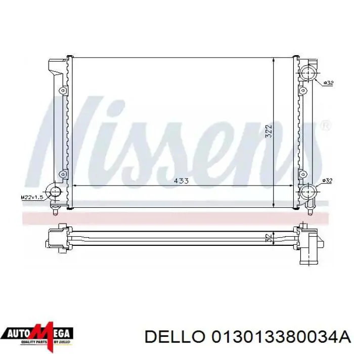 12622410 Peugeot/Citroen termostato, refrigerante