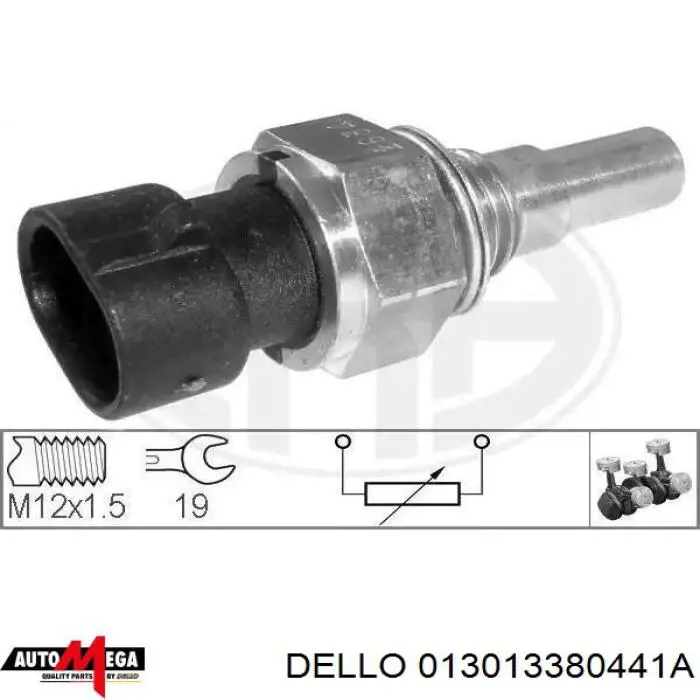 Sensor de temperatura del refrigerante Chevrolet Aveo 2 T250, T255