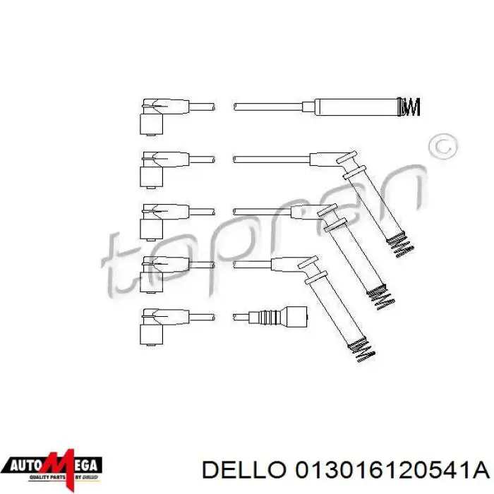 01-3016120541-A Dello/Automega juego de cables de encendido