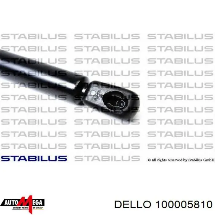 Amortiguador de maletero Dello/Automega 100005810 precio, desde 16,24 EUR
