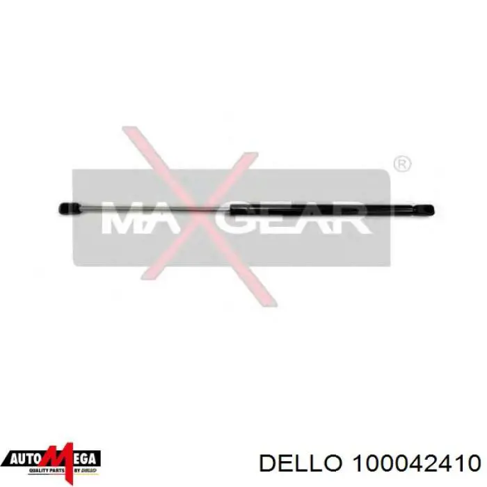 Amortiguador maletero 100042410 Dello/Automega