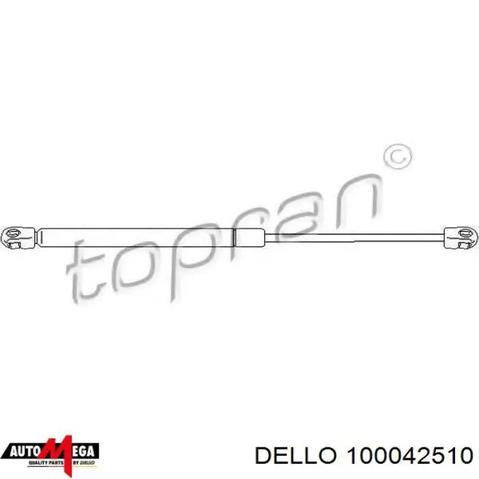 100042510 Dello/Automega amortiguador de maletero