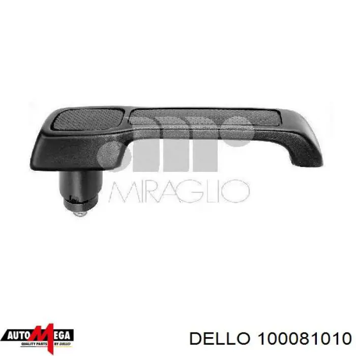 100081010 Dello/Automega tirador de puerta exterior delantero izquierda