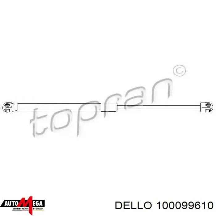 100099610 Dello/Automega amortiguador de maletero