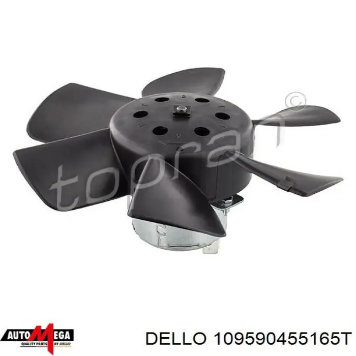 Ventilador (rodete +motor) refrigeración del motor con electromotor completo Volkswagen Passat 3A5, 351, 315