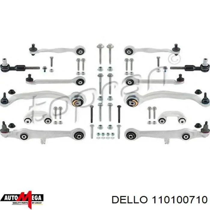 Kit de brazo de suspensión delantera Dello/Automega 110100710