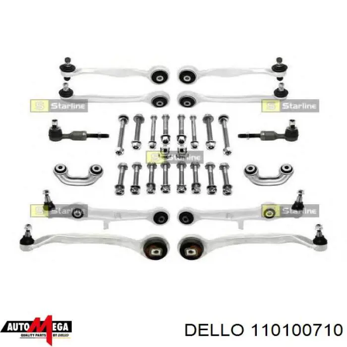 Kit de brazo de suspensión delantera Dello/Automega 110100710 precio, desde 284,44 EUR