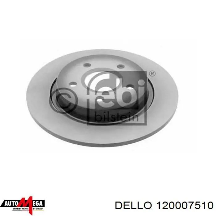 Disco de freno trasero Volvo V40 525, 526