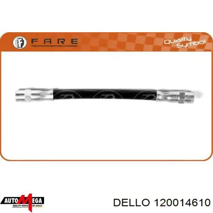 120014610 Dello/Automega tubo flexible de frenos trasero