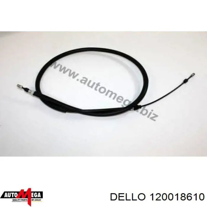 120 018 610 Dello/Automega cable de freno de mano trasero derecho/izquierdo