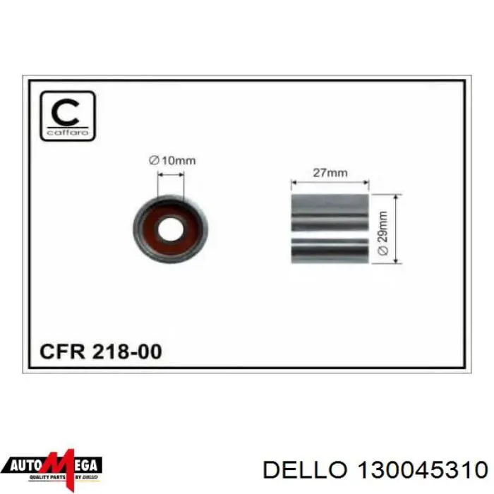 130045310 Dello/Automega tensor, correa dentada