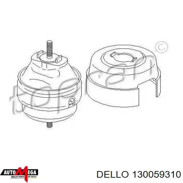 130059310 Dello/Automega soporte de motor derecho