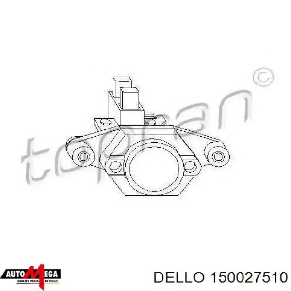 Regulador De Rele Del Generador (Rele De Carga) Audi 80 8C2