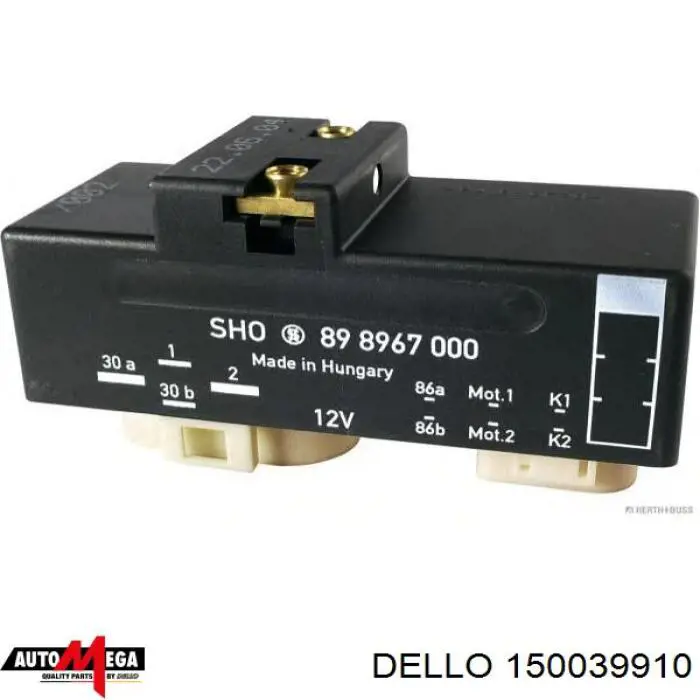 150039910 Dello/Automega control de velocidad de el ventilador de enfriamiento (unidad de control)