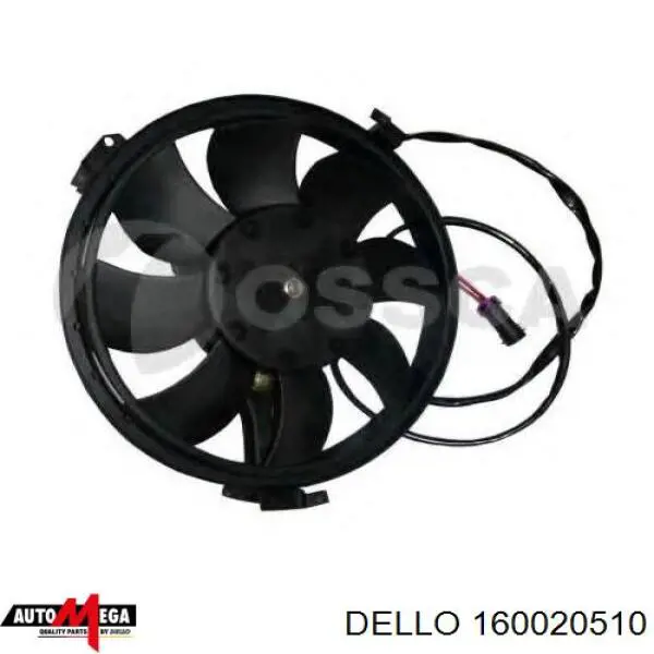 160020510 Dello/Automega ventilador (rodete +motor refrigeración del motor con electromotor completo)