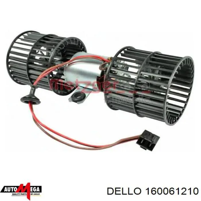 160061210 Dello/Automega motor eléctrico, ventilador habitáculo