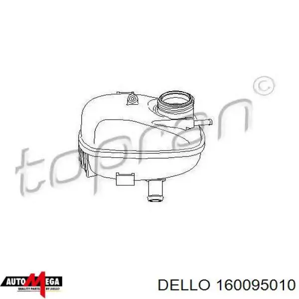 160095010 Dello/Automega botella de refrigeración