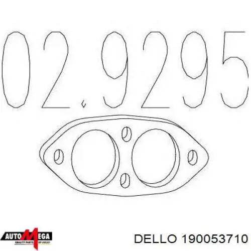 Junta De Tubo De Escape Silenciador Opel Kadett 35, 36, 45, 46