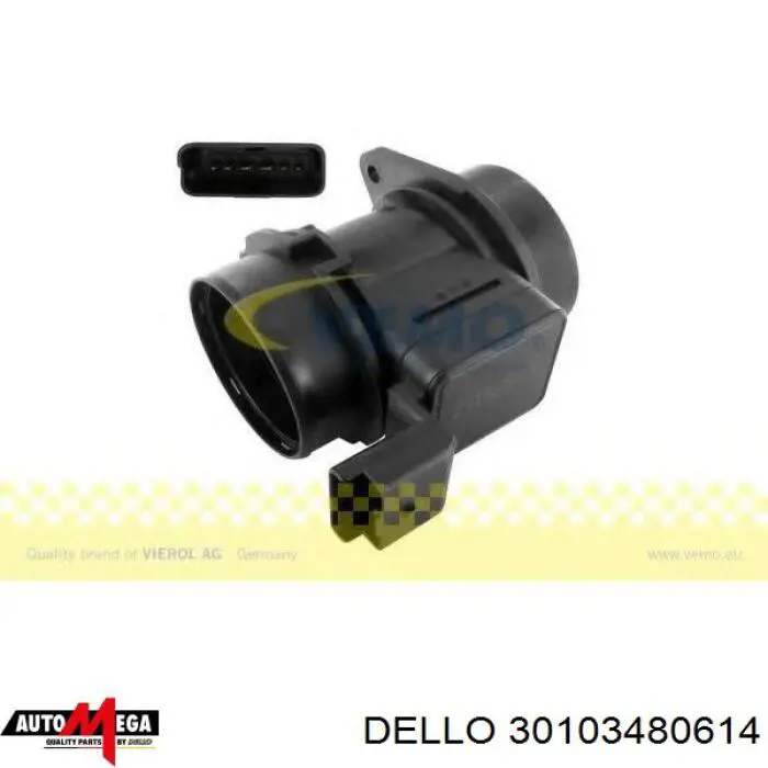 30103480614 Dello/Automega sensor de flujo de aire/medidor de flujo (flujo de aire masibo)