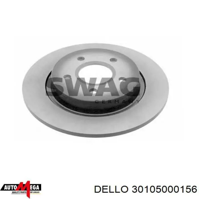 Disco de freno trasero Volvo V40 525, 526