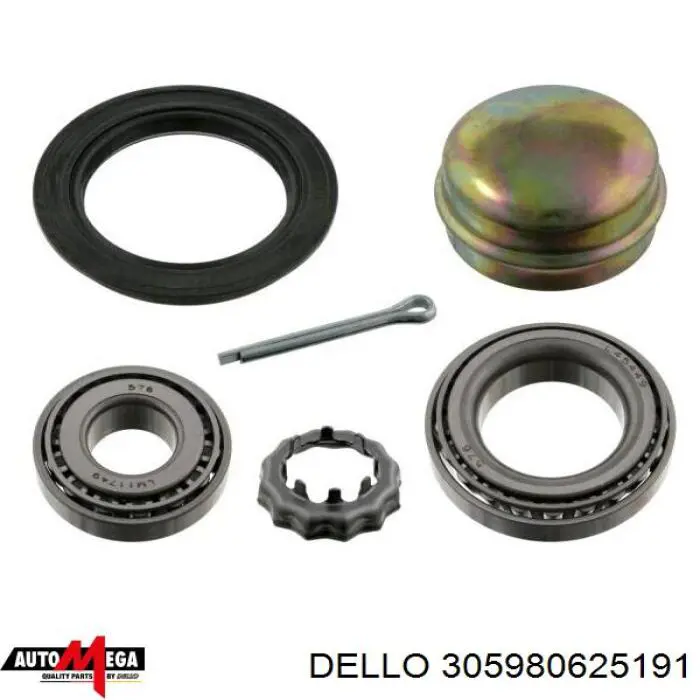 Cojinete de rueda trasero Volkswagen Jetta 2 19E, 1G2, 165, 167