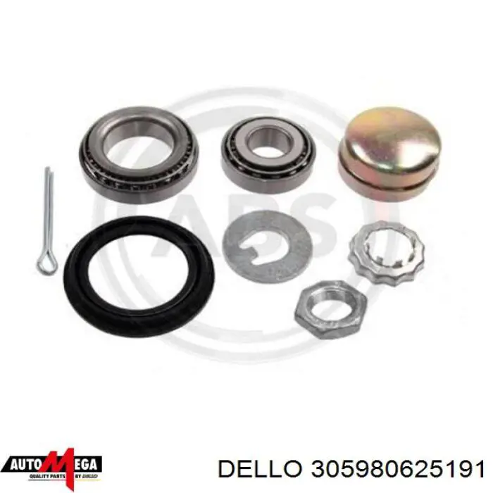 Cojinete de rueda trasero Volkswagen Jetta 2 19E, 1G2, 165, 167