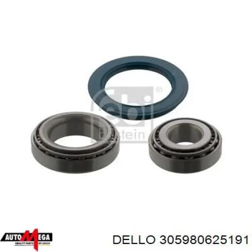 Cojinete de rueda trasero Volkswagen Jetta 2 19E, 1G2, 165, 167