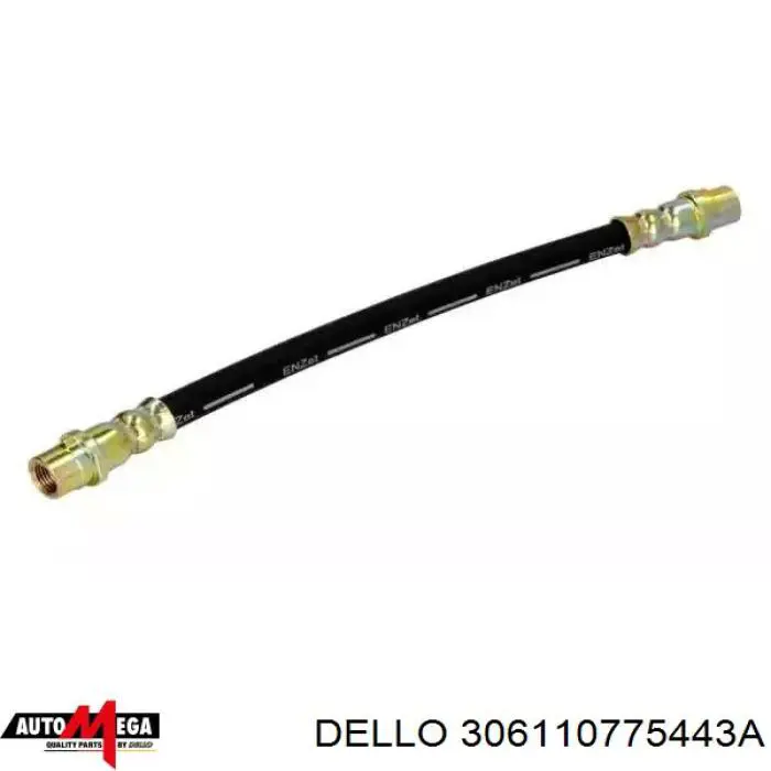 306110775443A Dello/Automega tubo flexible de frenos trasero