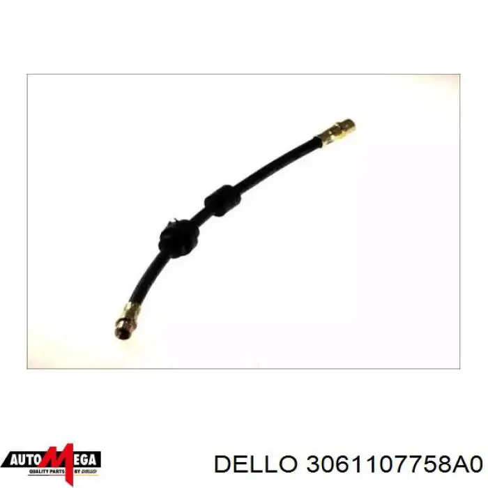 3061107758A0 Dello/Automega tubo flexible de frenos trasero