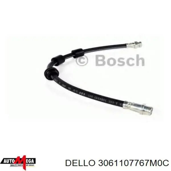 3061107767M0C Dello/Automega tubo flexible de frenos trasero