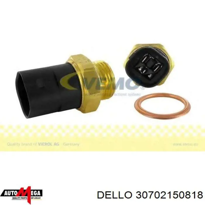 Sensor, temperatura del refrigerante (encendido el ventilador del radiador) Volkswagen Passat 3A5, 351, 315