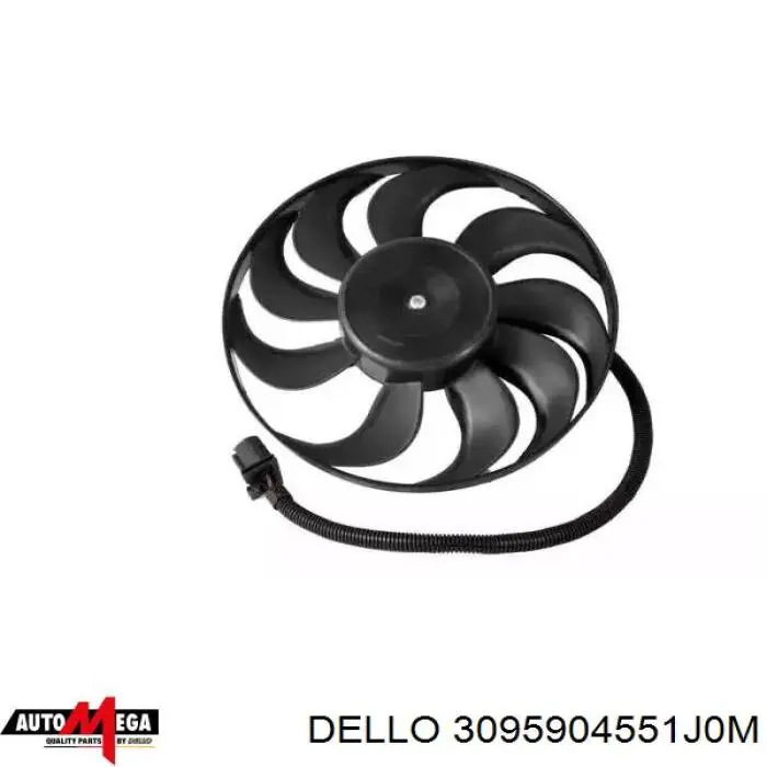 3095904551J0M Dello/Automega ventilador (rodete +motor refrigeración del motor con electromotor derecho)