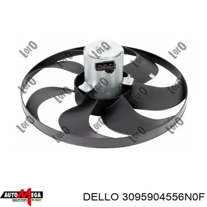 3095904556N0F Dello/Automega ventilador (rodete +motor refrigeración del motor con electromotor completo)