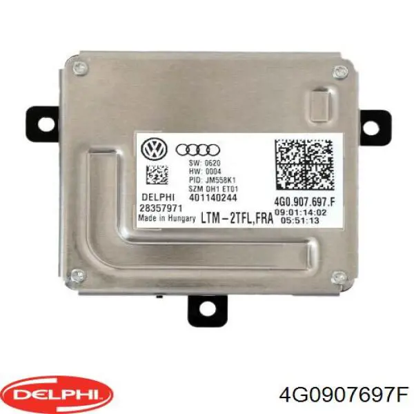 4G0907697F Delphi modulo de control de faros (ecu)