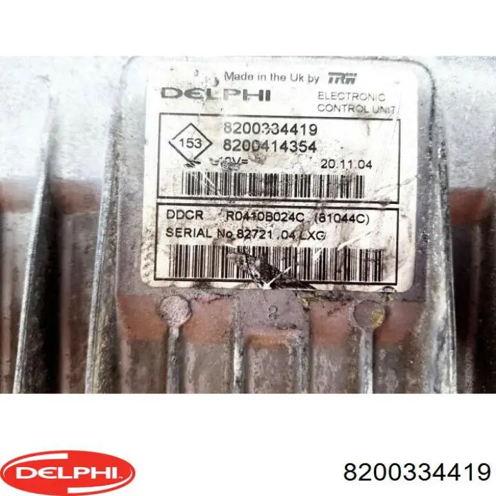 8200334419 Delphi Centralina Del Motor