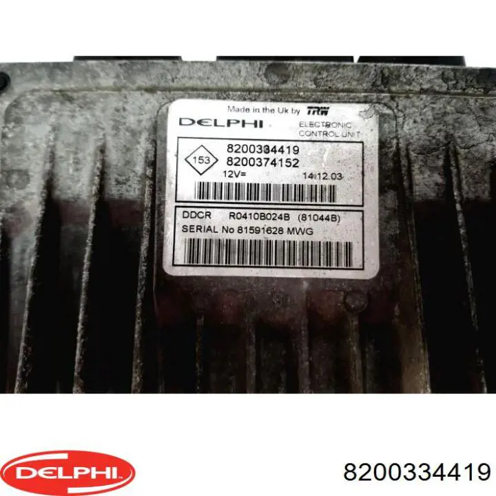Unidad de control del motor  Delphi 8200334419 precio, desde 42,11 EUR